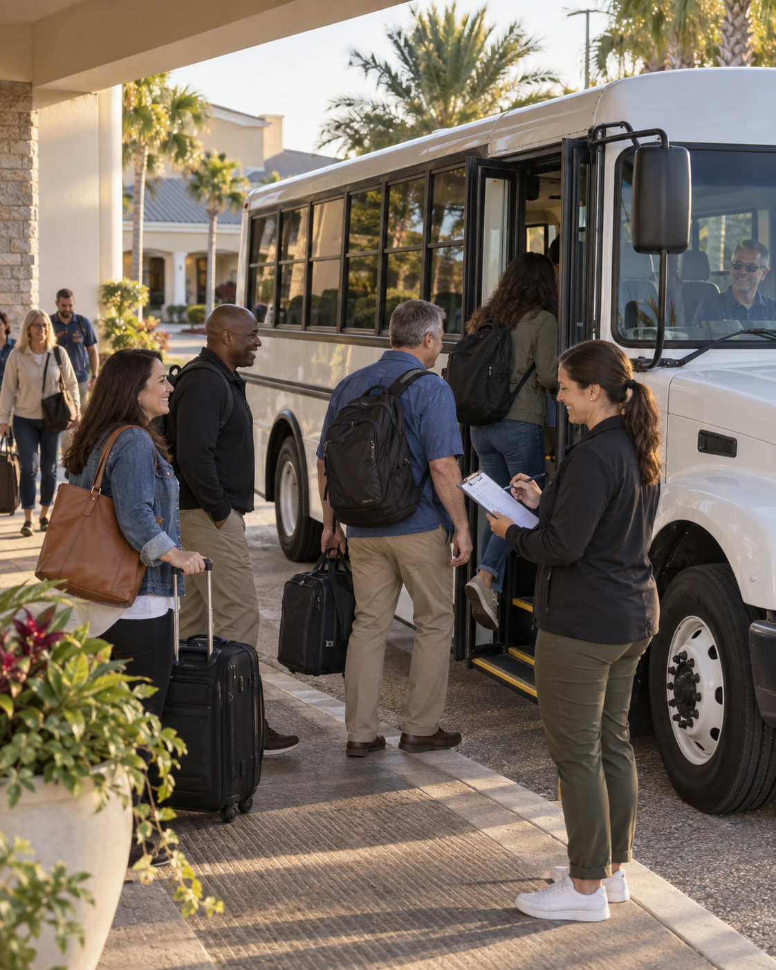 Act 02 generic us activity bus adult group boarding tall v01